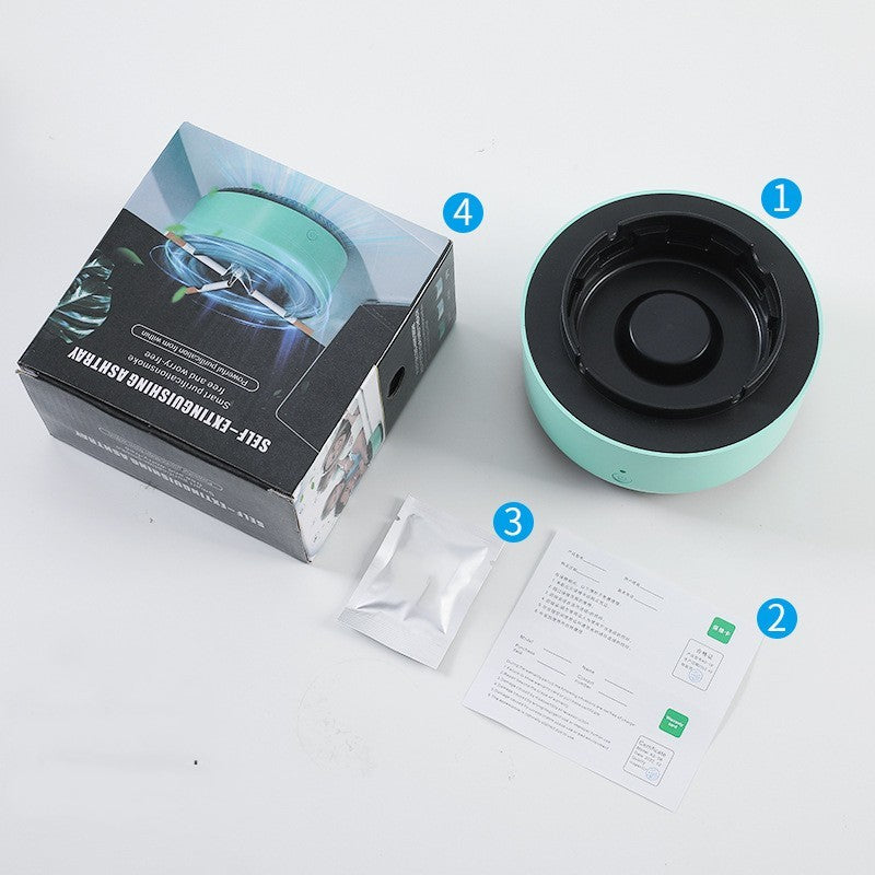 Portable Ashtray Air Purifier: Smoke Removal & Purification for Clean Air Anywhere