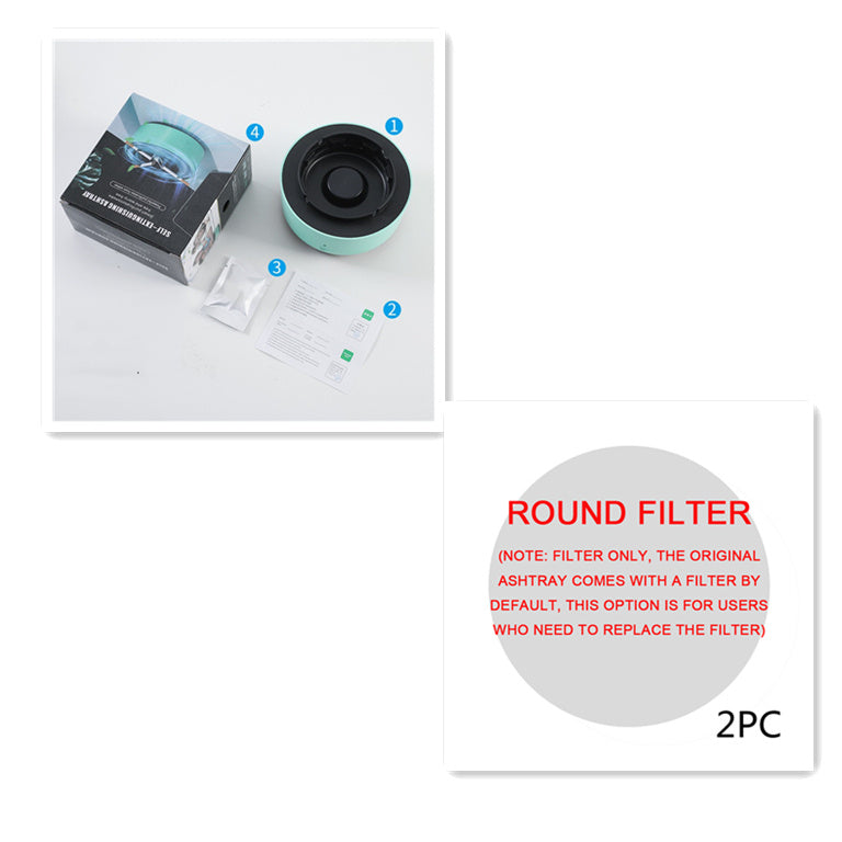 Portable Ashtray Air Purifier: Smoke Removal & Purification for Clean Air Anywhere
