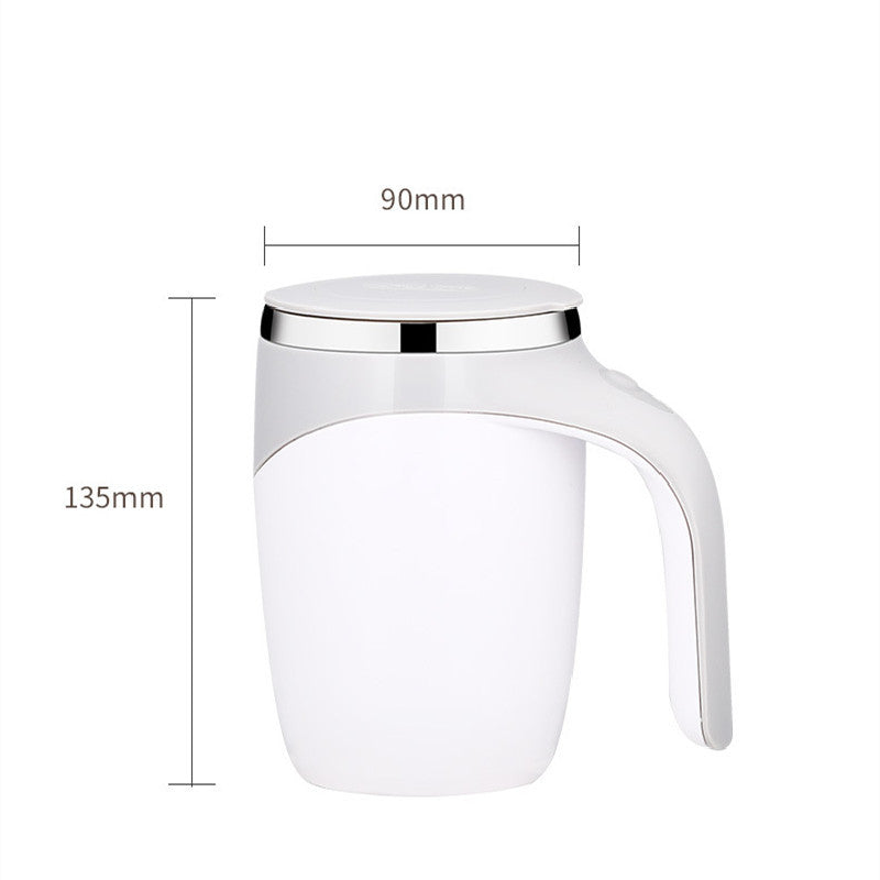 Self-Stirring Mug: Rechargeable Automatic Coffee & Milkshake Cup – Magnetic Rotating Magic!