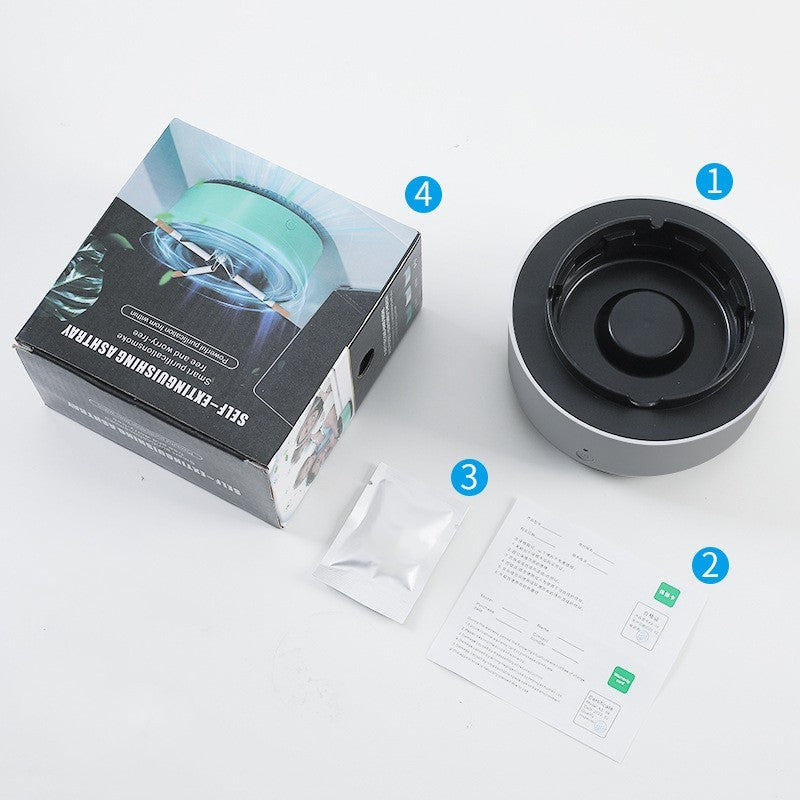 Portable Ashtray Air Purifier: Smoke Removal & Purification for Clean Air Anywhere