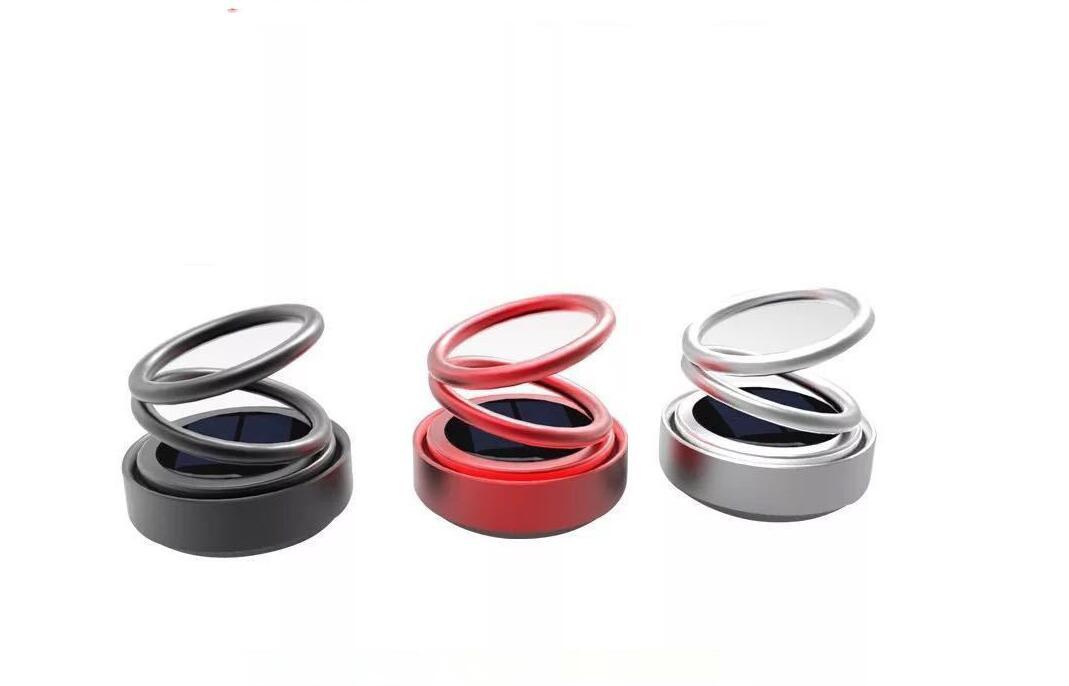 SunSpin Auto Aroma: Solar-Powered Car Air Freshener with Rotating Fragrance Seat