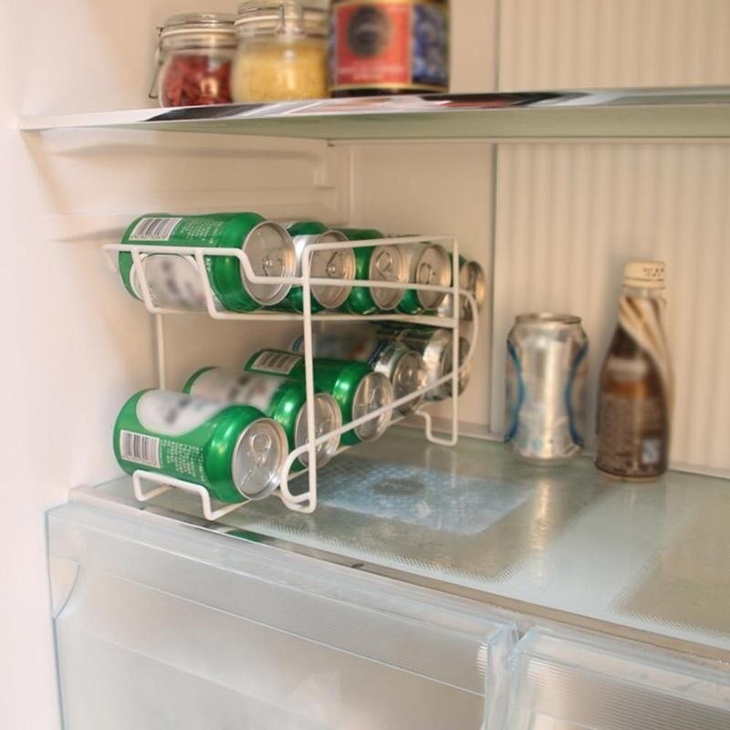 Premium Soda Can Dispenser Rack for Fridge – Space-Saving Beverage Storage Organizer for Beer, Cola, and More