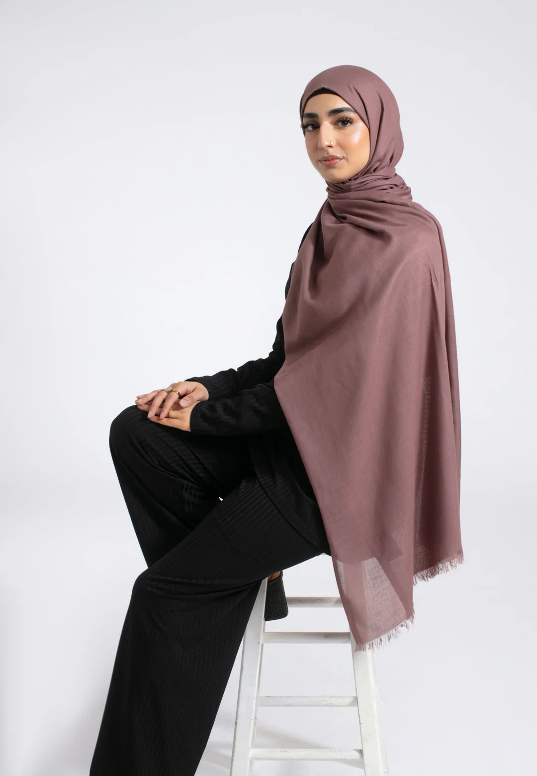 Premium Modal Hijab - Mauve