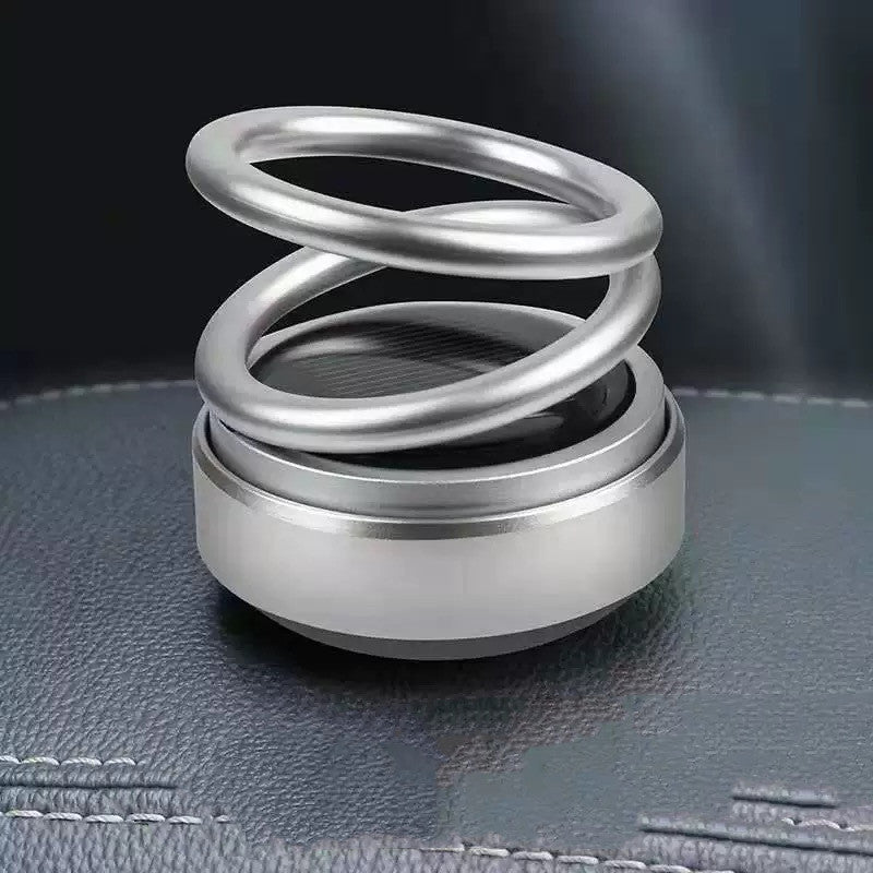 SunSpin Auto Aroma: Solar-Powered Car Air Freshener with Rotating Fragrance Seat
