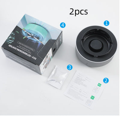 Portable Ashtray Air Purifier: Smoke Removal & Purification for Clean Air Anywhere