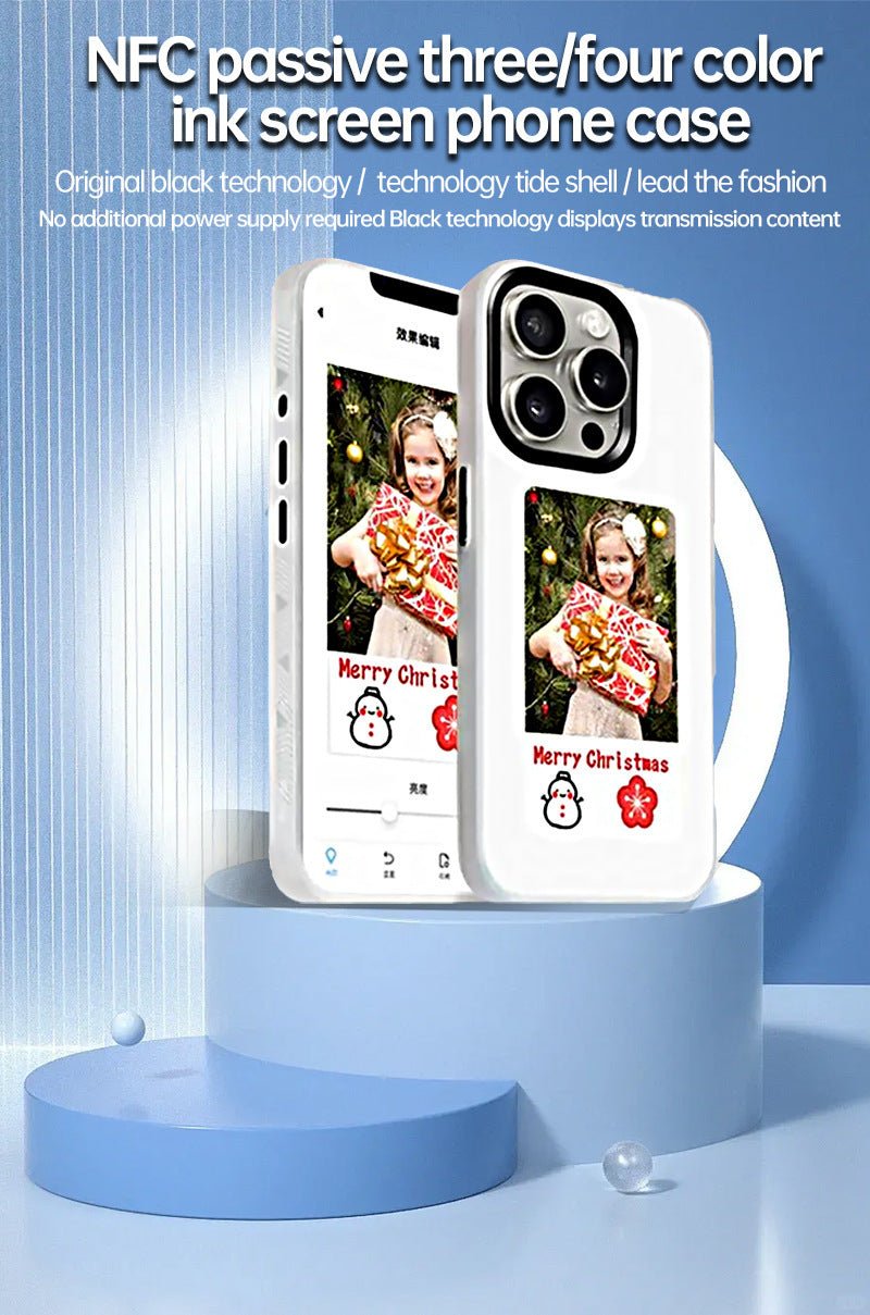 Smart E-Ink Display Case – Transform Your Phone with a Second Screen