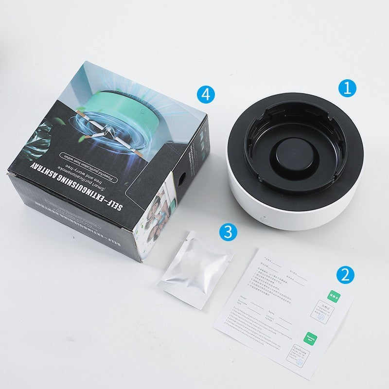 Portable Ashtray Air Purifier: Smoke Removal &  Purification for Clean Air Anywhere