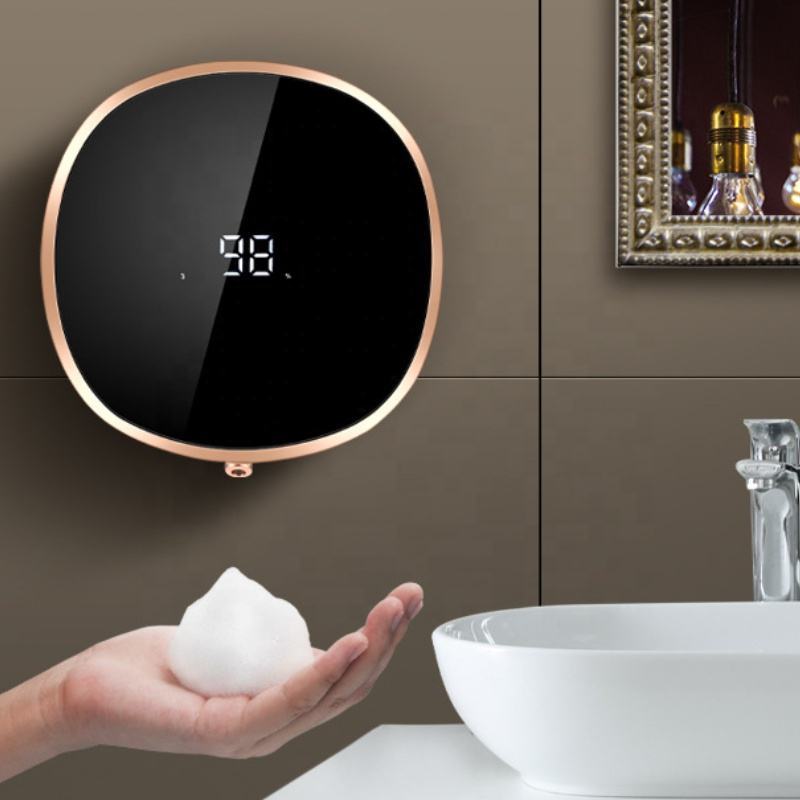 Touchless Infrared Sensor Automatic Soap & Hand Sanitizer Dispenser - Electric Hands-Free Liquid Foam Machine