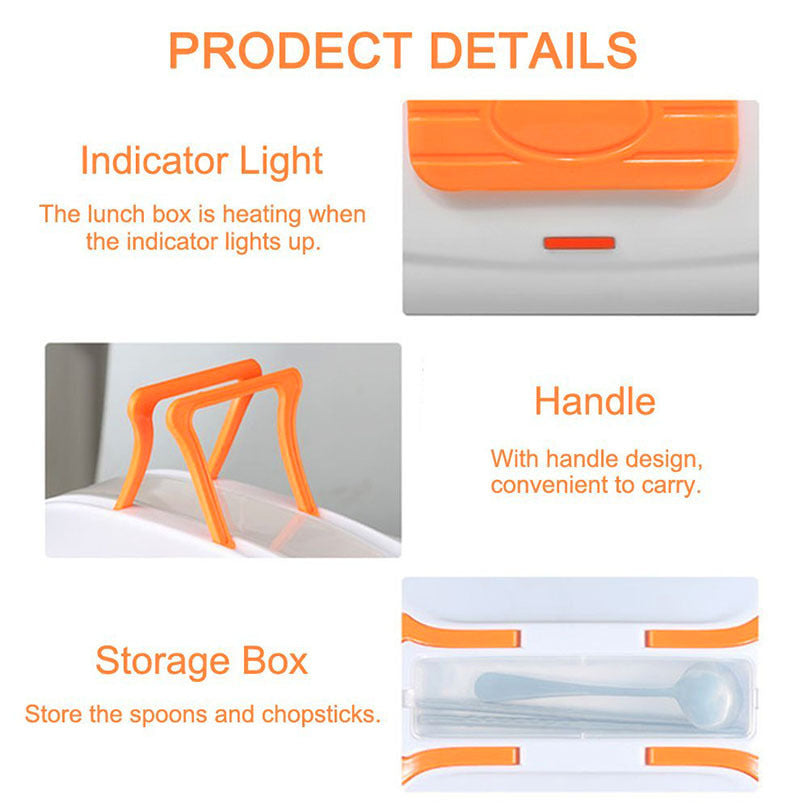 Portable Electric Lunch Box - Heat & Eat Anywhere