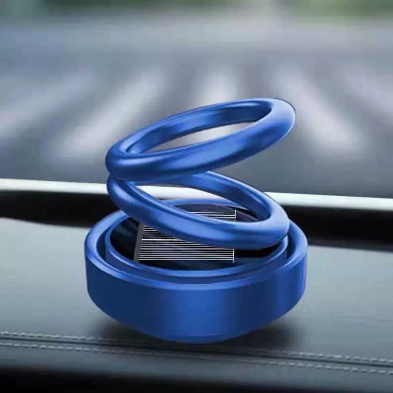 SunSpin Auto Aroma: Solar-Powered Car Air Freshener with Rotating Fragrance Seat
