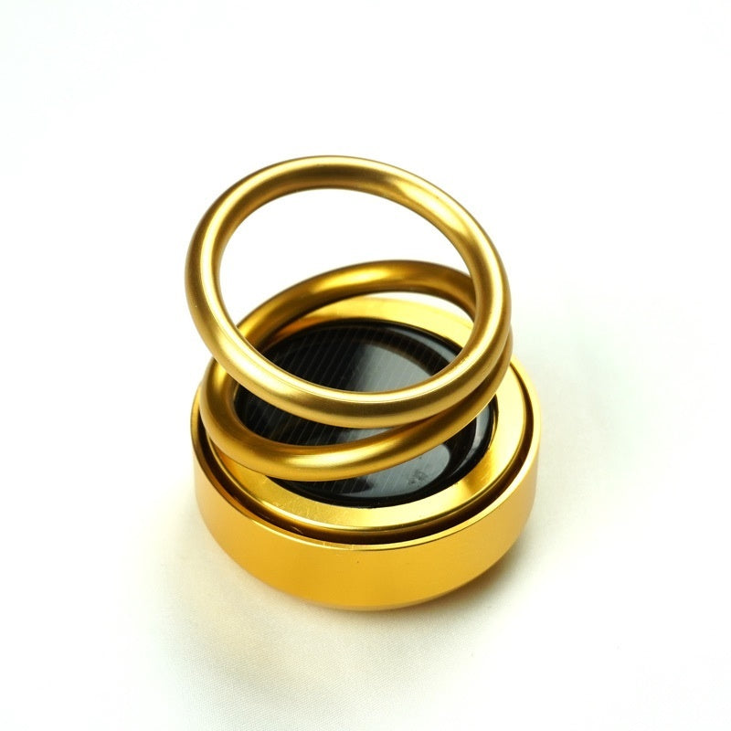 SunSpin Auto Aroma: Solar-Powered Car Air Freshener with Rotating Fragrance Seat