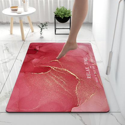 Home Gadget Anti-Slip Mat - Super Absorbent Non-Slip Bath Mat with Diatom Mud for Kitchen & Bathroom Floors