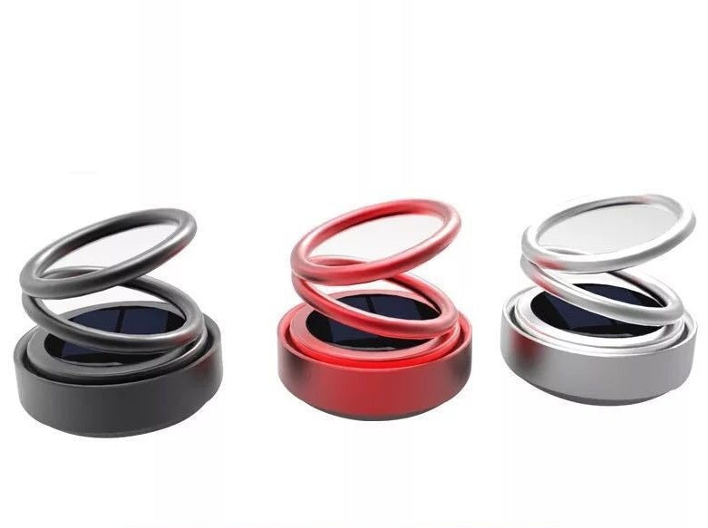SunSpin Auto Aroma: Solar-Powered Car Air Freshener with Rotating Fragrance Seat