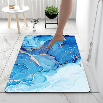 Home Gadget Anti-Slip Mat - Super Absorbent Non-Slip Bath Mat with Diatom Mud for Kitchen & Bathroom Floors