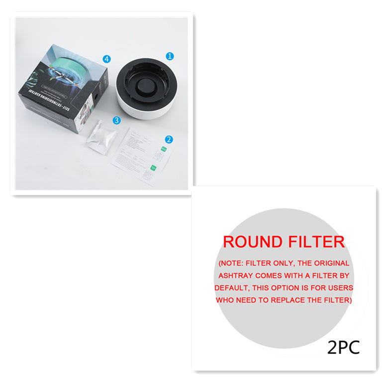 Portable Ashtray Air Purifier: Smoke Removal &  Purification for Clean Air Anywhere