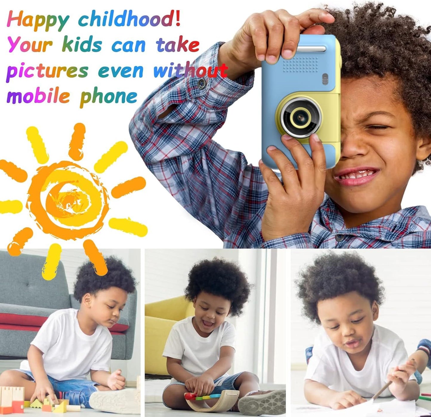 SnapKids: 20MP Selfie Camera Kit for Young Explorers