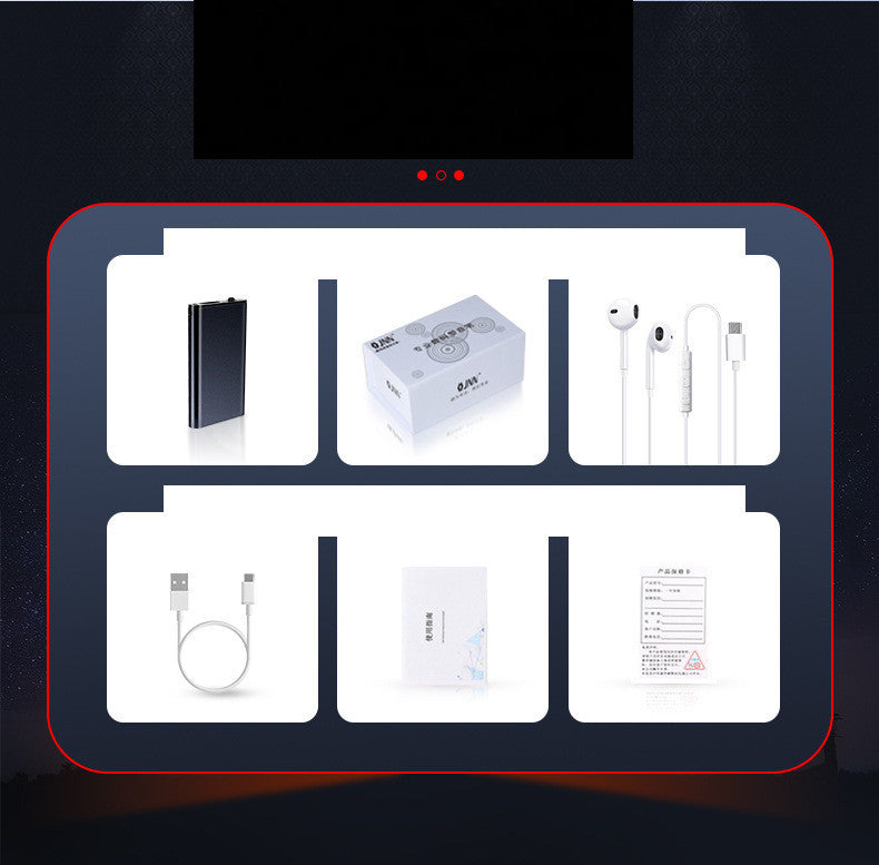 Q1 Digital Voice Recorder with Intelligent Noise Reduction – Portable Audio Recording Device for Meetings, Interviews & Lectures