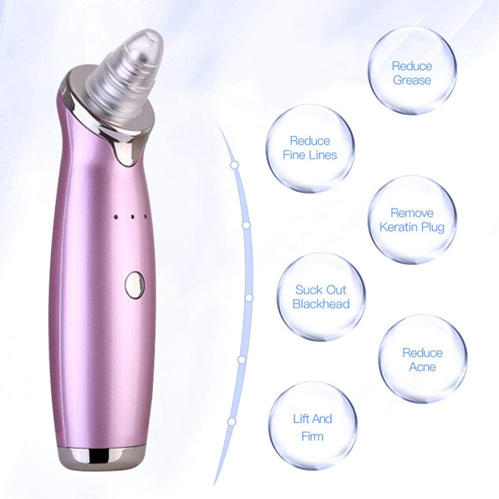 DiamondGlow: Electric Blackhead Remover & Pore Vacuum Suction - Reveal Radiant Skin