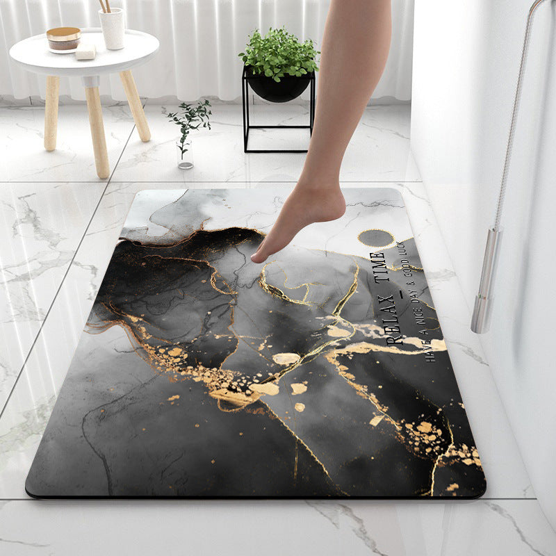 Home Gadget Anti-Slip Mat - Super Absorbent Non-Slip Bath Mat with Diatom Mud for Kitchen & Bathroom Floors