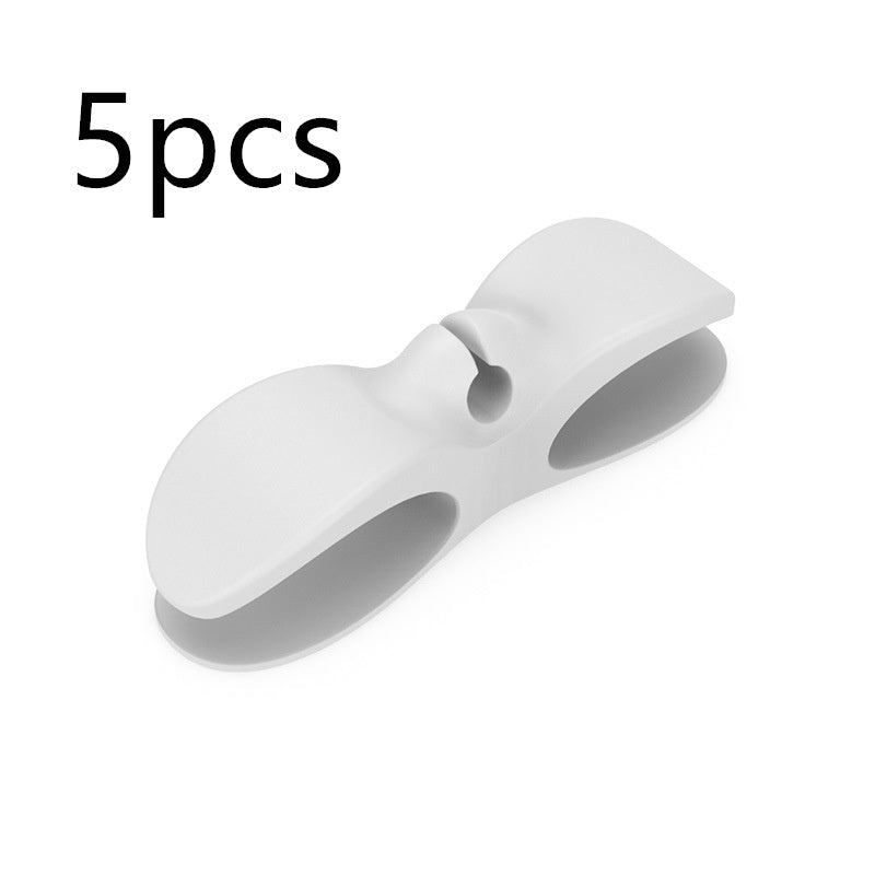 10PCS Adhesive Wire Cable Organizer Clips – Durable Power Cord Winder for Home & Kitchen Appliances