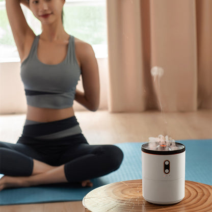 Volcanic Glow: USB Jellyfish Aroma Diffuser & Night Light