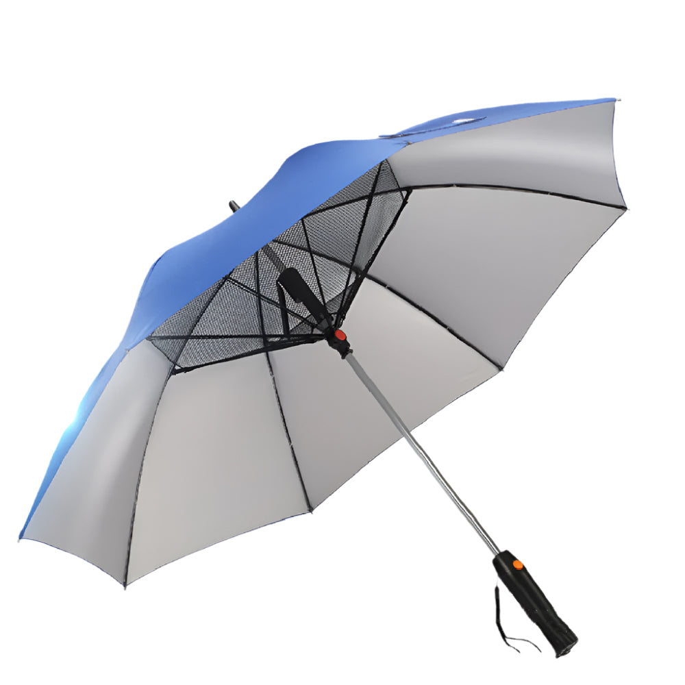 Cooling Spray Sun Umbrella With Fan And Sprinkler