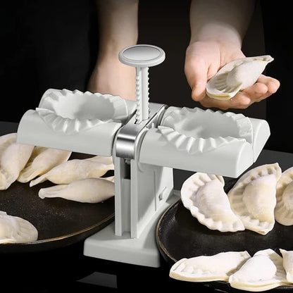 Double Head Dumpling Maker – Easy Manual Press for Perfect Dumplings & Noodles