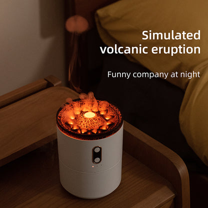 Volcanic Glow: USB Jellyfish Aroma Diffuser & Night Light