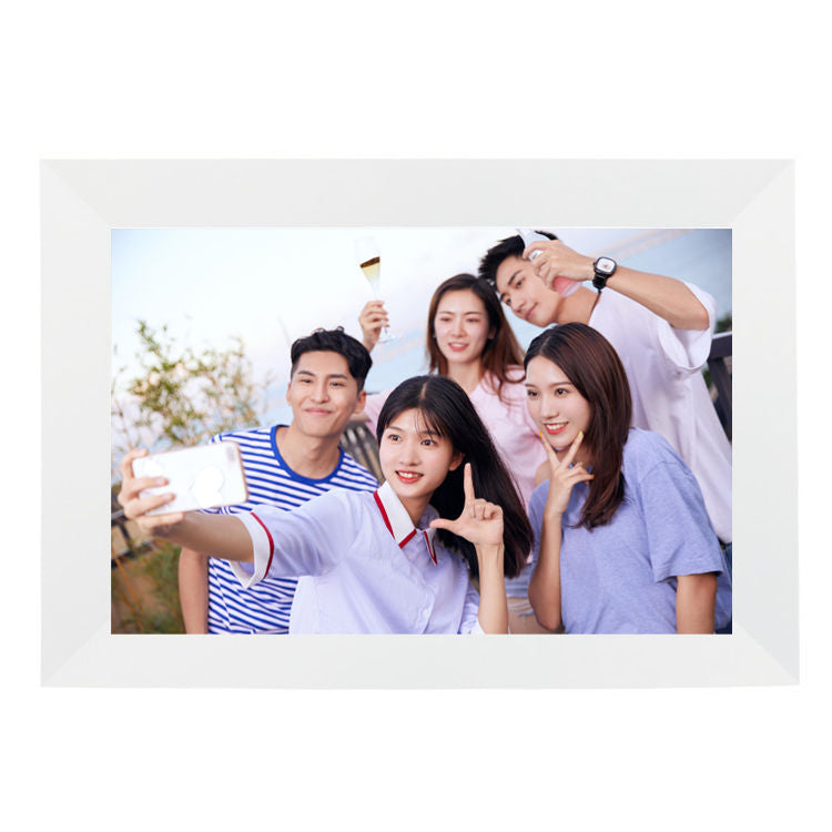 Smart WiFi Digital Photo Frame | Touchscreen & 360° Rotatable Display