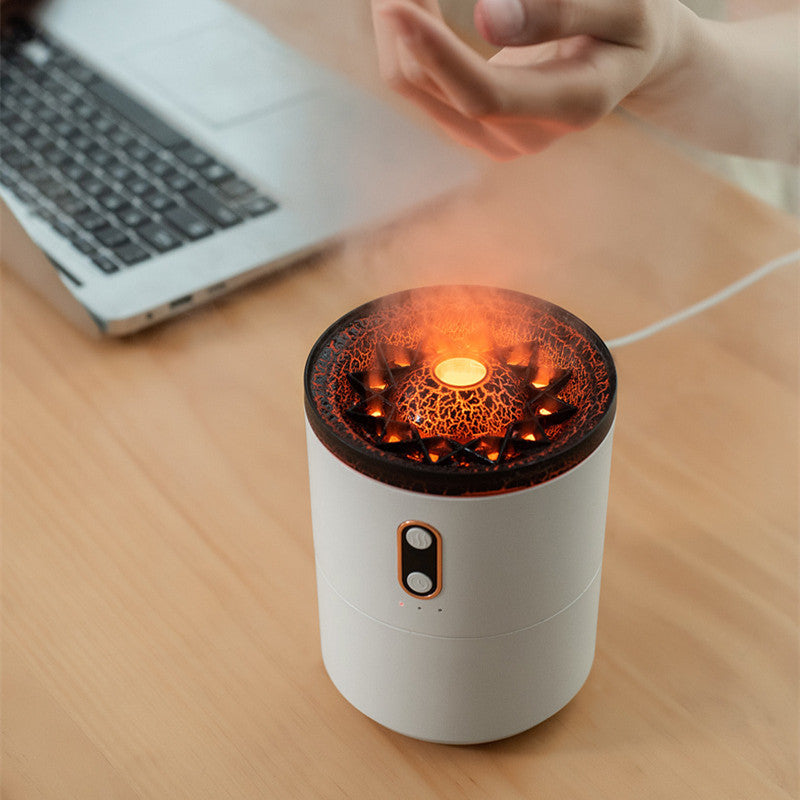 Volcanic Glow: USB Jellyfish Aroma Diffuser & Night Light