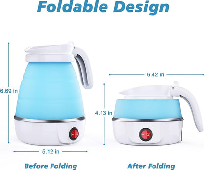 AdventureBrew Foldable Electric Kettle: Compact & Portable for Your Travels