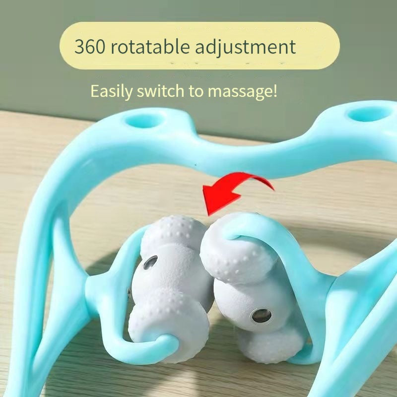 360° Relief: Deep Tissue Neck Massager & Pressure Point Roller