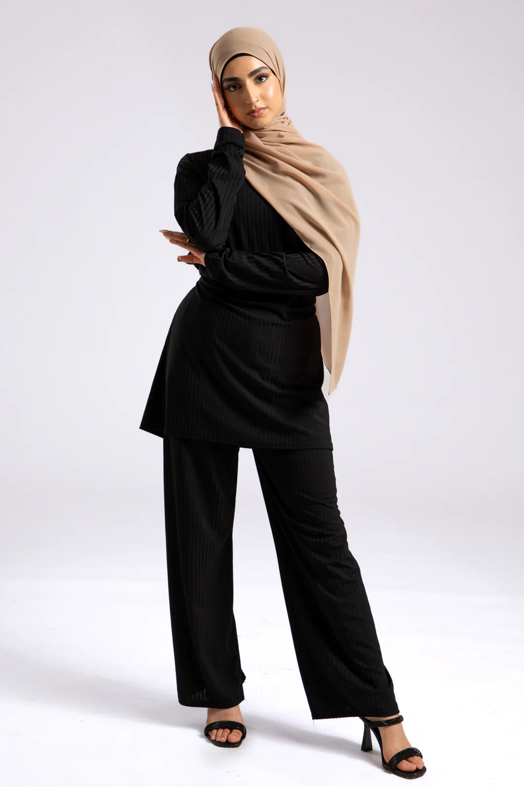 Soft Chiffon Hijab - Cookie Dough