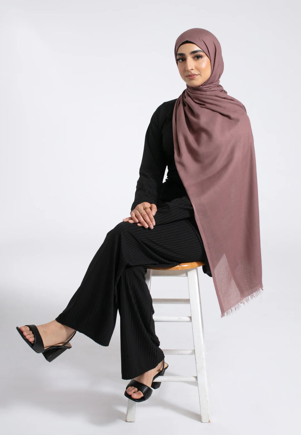 Premium Modal Hijab - Mauve