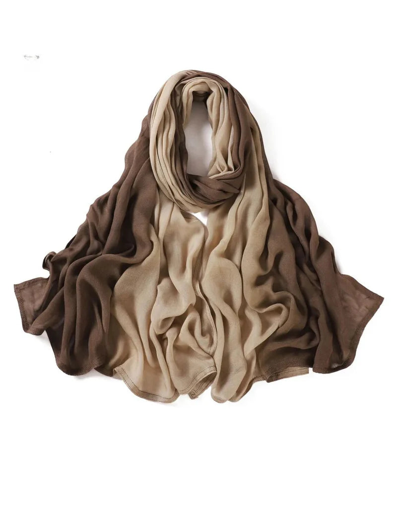 Modal Ombre Hijab - Mocha
