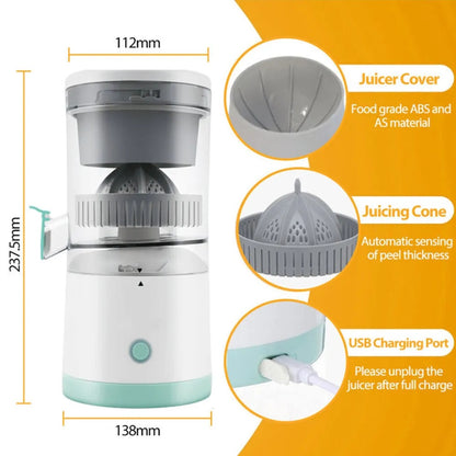 ZestMate Electric Citrus Juicer: Fresh Squeezed Goodness Anywhere, Anytime