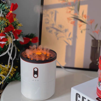 Volcanic Glow: USB Jellyfish Aroma Diffuser & Night Light