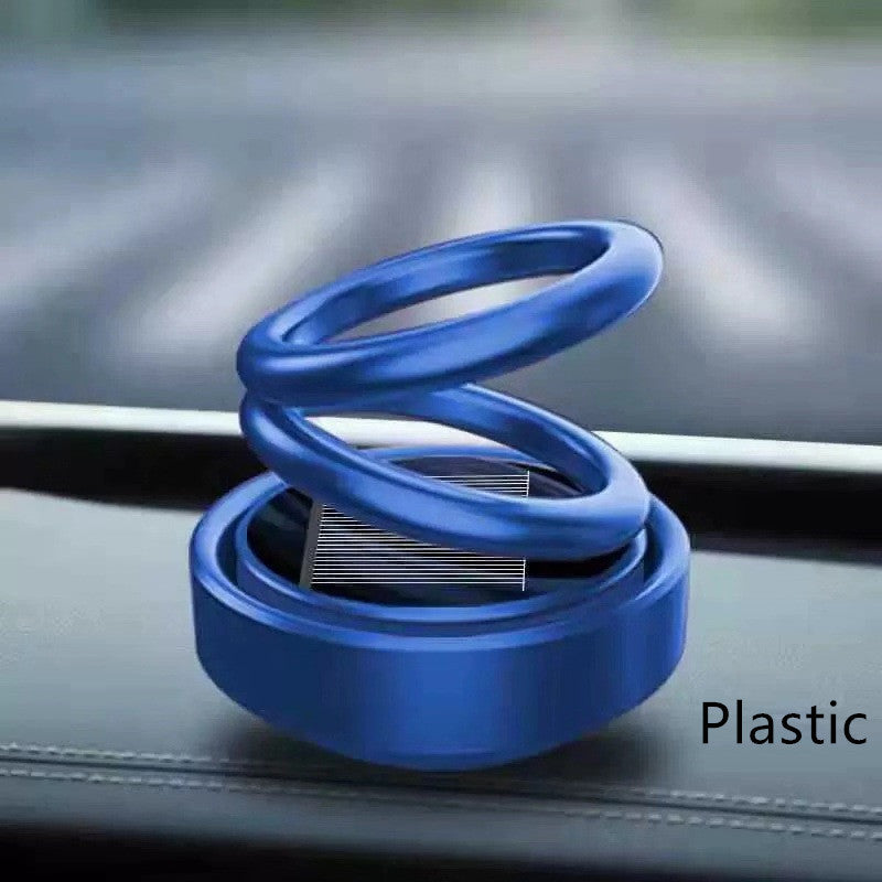 SunSpin Auto Aroma: Solar-Powered Car Air Freshener with Rotating Fragrance Seat