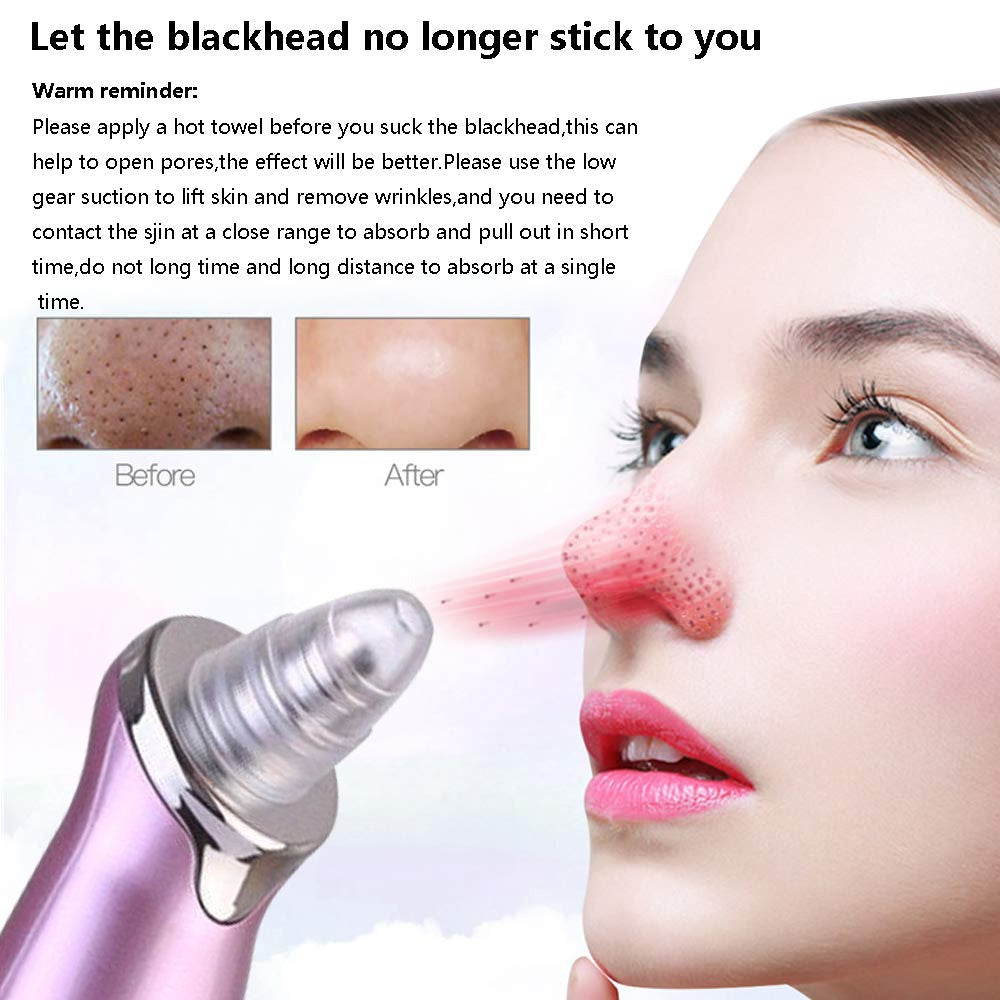 DiamondGlow: Electric Blackhead Remover & Pore Vacuum Suction - Reveal Radiant Skin