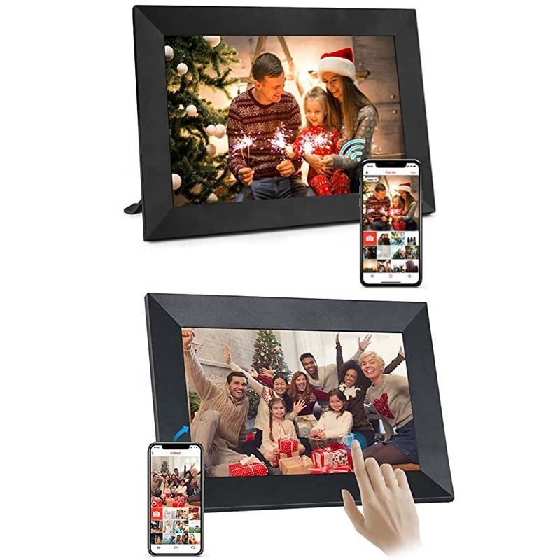 Smart WiFi Digital Photo Frame | Touchscreen & 360° Rotatable Display