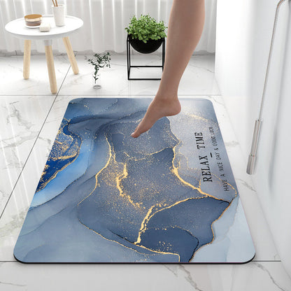 Home Gadget Anti-Slip Mat - Super Absorbent Non-Slip Bath Mat with Diatom Mud for Kitchen & Bathroom Floors