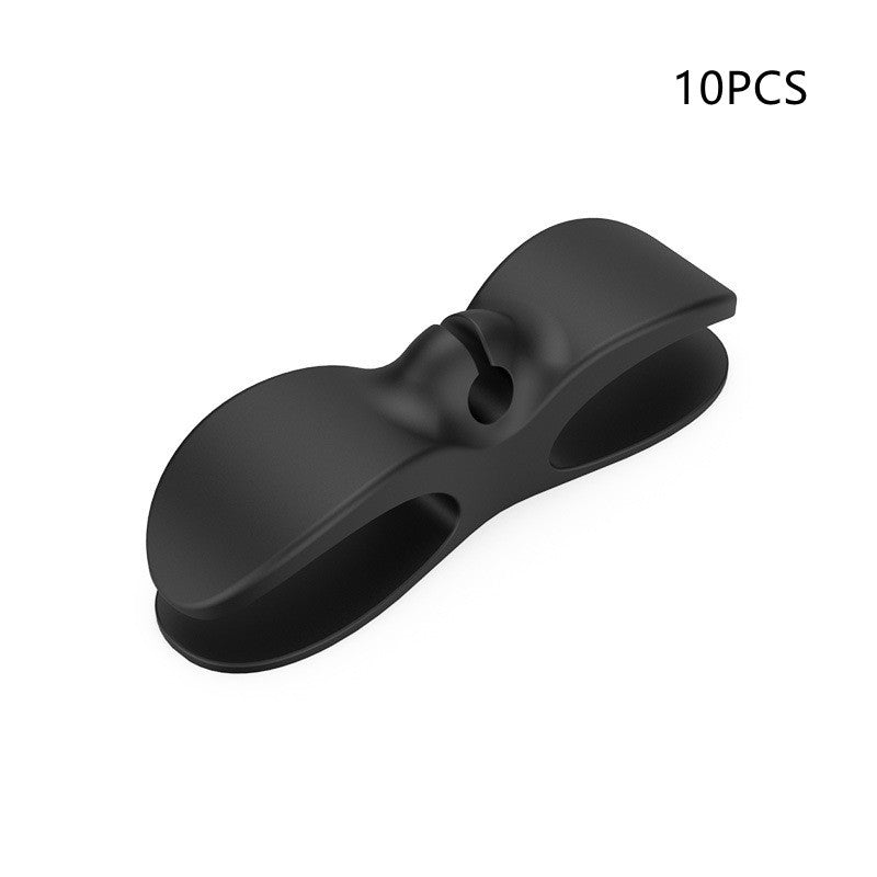 10PCS Adhesive Wire Cable Organizer Clips – Durable Power Cord Winder for Home & Kitchen Appliances
