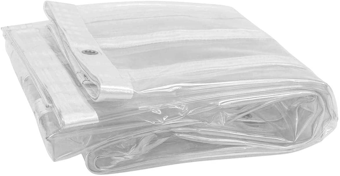 ClearGuard: Heavy Duty Waterproof PVC Transparent Tarpaulin - Protect Your Space with Clarity