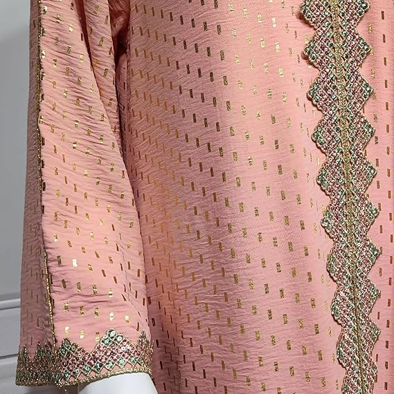 FPOVFPO Women's Muslim Abaya One-Piece V Neck