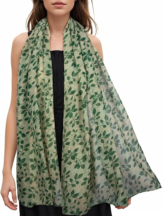 RIIQIICHY Printed Scarf - Lightweight Ladies Scarves & Wraps Gifts