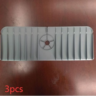 Silicone Faucet Splash Guard & Absorbent Mat - Ultimate Sink Protector for Kitchen & Bathroom