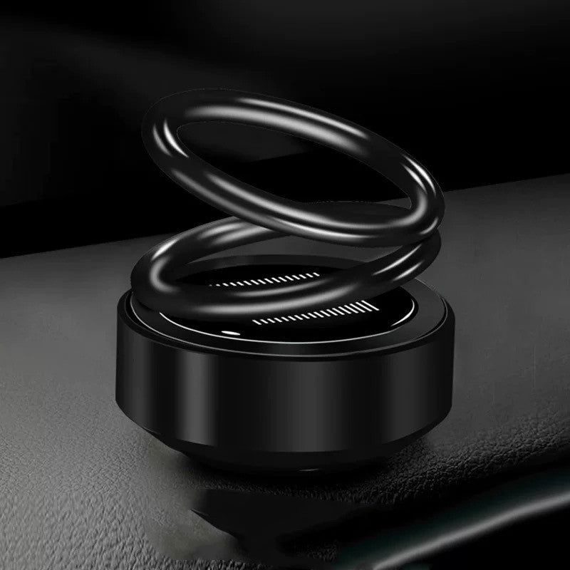 SunSpin Auto Aroma: Solar-Powered Car Air Freshener with Rotating Fragrance Seat